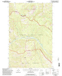 Whitcomb Peak Montana Historical topographic map, 1:24000 scale, 7.5 X 7.5 Minute, Year 1994