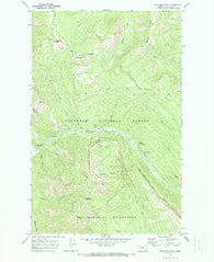 Whitcomb Peak Montana Historical topographic map, 1:24000 scale, 7.5 X 7.5 Minute, Year 1970