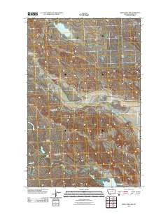 Whitcomb Lake Montana Historical topographic map, 1:24000 scale, 7.5 X 7.5 Minute, Year 2011