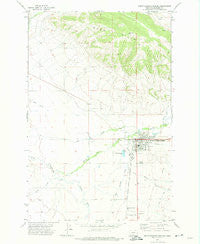 White Sulphur Springs Montana Historical topographic map, 1:24000 scale, 7.5 X 7.5 Minute, Year 1971