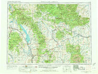 White Sulphur Springs Montana Historical topographic map, 1:250000 scale, 1 X 2 Degree, Year 1958