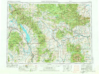 White Sulphur Springs Montana Historical topographic map, 1:250000 scale, 1 X 2 Degree, Year 1958