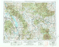 White Sulphur Springs Montana Historical topographic map, 1:250000 scale, 1 X 2 Degree, Year 1958