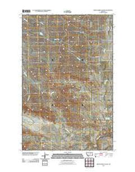White Horse Coulee Montana Historical topographic map, 1:24000 scale, 7.5 X 7.5 Minute, Year 2011