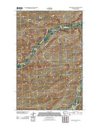 White Man Coulee Montana Historical topographic map, 1:24000 scale, 7.5 X 7.5 Minute, Year 2011
