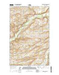 White Man Coulee Montana Current topographic map, 1:24000 scale, 7.5 X 7.5 Minute, Year 2014