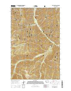 White Mountain Montana Current topographic map, 1:24000 scale, 7.5 X 7.5 Minute, Year 2014