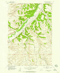 Whitebird School Montana Historical topographic map, 1:24000 scale, 7.5 X 7.5 Minute, Year 1955