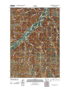 Whitebird School Montana Historical topographic map, 1:24000 scale, 7.5 X 7.5 Minute, Year 2011