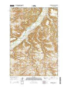 Whitebird School Montana Current topographic map, 1:24000 scale, 7.5 X 7.5 Minute, Year 2014
