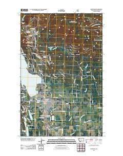 Whitefish Montana Historical topographic map, 1:24000 scale, 7.5 X 7.5 Minute, Year 2011