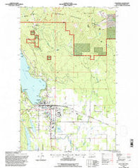 Whitefish Montana Historical topographic map, 1:24000 scale, 7.5 X 7.5 Minute, Year 1994
