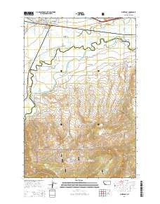 Whitehall Montana Current topographic map, 1:24000 scale, 7.5 X 7.5 Minute, Year 2014