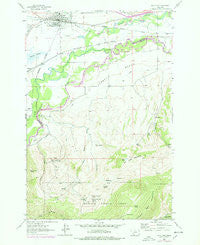 Whitehall Montana Historical topographic map, 1:24000 scale, 7.5 X 7.5 Minute, Year 1963