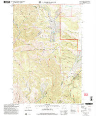 Whites City Montana Historical topographic map, 1:24000 scale, 7.5 X 7.5 Minute, Year 2001