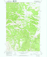 Whites City Montana Historical topographic map, 1:24000 scale, 7.5 X 7.5 Minute, Year 1966