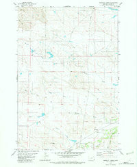 Whitetail Creek Montana Historical topographic map, 1:24000 scale, 7.5 X 7.5 Minute, Year 1982