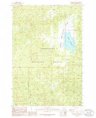 Whitetail Peak Montana Historical topographic map, 1:24000 scale, 7.5 X 7.5 Minute, Year 1985