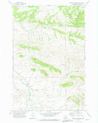 Whitetail Reservoir Montana Historical topographic map, 1:24000 scale, 7.5 X 7.5 Minute, Year 1971