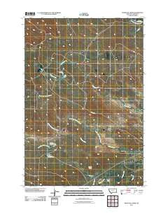 Whitetail Creek Montana Historical topographic map, 1:24000 scale, 7.5 X 7.5 Minute, Year 2011
