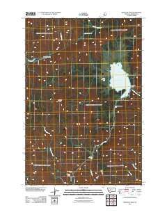 Whitetail Peak Montana Historical topographic map, 1:24000 scale, 7.5 X 7.5 Minute, Year 2011