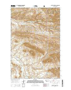 Whitetail Reservoir Montana Current topographic map, 1:24000 scale, 7.5 X 7.5 Minute, Year 2014