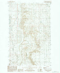 Whitewater East Montana Historical topographic map, 1:24000 scale, 7.5 X 7.5 Minute, Year 1984