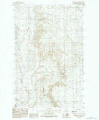 Whitewater East Montana Historical topographic map, 1:24000 scale, 7.5 X 7.5 Minute, Year 1984