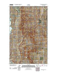 Whitewater East Montana Historical topographic map, 1:24000 scale, 7.5 X 7.5 Minute, Year 2011