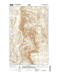 Whitewater East Montana Current topographic map, 1:24000 scale, 7.5 X 7.5 Minute, Year 2014