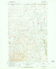 Whitlash Montana Historical topographic map, 1:24000 scale, 7.5 X 7.5 Minute, Year 1962