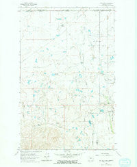 Whitlash Montana Historical topographic map, 1:24000 scale, 7.5 X 7.5 Minute, Year 1962