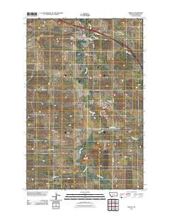 Wibaux Montana Historical topographic map, 1:24000 scale, 7.5 X 7.5 Minute, Year 2011