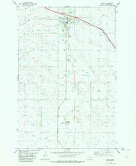 Wibaux Montana Historical topographic map, 1:24000 scale, 7.5 X 7.5 Minute, Year 1982