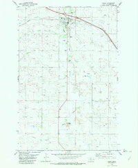Wibaux Montana Historical topographic map, 1:24000 scale, 7.5 X 7.5 Minute, Year 1982