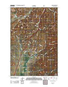 Wickes Montana Historical topographic map, 1:24000 scale, 7.5 X 7.5 Minute, Year 2011