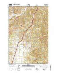Wickes Montana Current topographic map, 1:24000 scale, 7.5 X 7.5 Minute, Year 2014