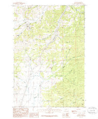Wickes Montana Historical topographic map, 1:24000 scale, 7.5 X 7.5 Minute, Year 1985