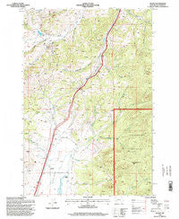 Wickes Montana Historical topographic map, 1:24000 scale, 7.5 X 7.5 Minute, Year 1996