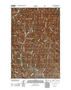 Wilborn Montana Historical topographic map, 1:24000 scale, 7.5 X 7.5 Minute, Year 2011
