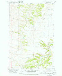 Wild Bill Flat West Montana Historical topographic map, 1:24000 scale, 7.5 X 7.5 Minute, Year 1978