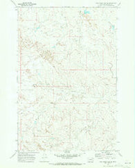 Wild Horse Pass SE Montana Historical topographic map, 1:24000 scale, 7.5 X 7.5 Minute, Year 1969