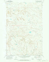 Wild Horse Pass Montana Historical topographic map, 1:24000 scale, 7.5 X 7.5 Minute, Year 1969