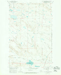Wild Horse Reservoir Montana Historical topographic map, 1:24000 scale, 7.5 X 7.5 Minute, Year 1965