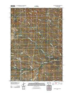 Wild Bill Creek Montana Historical topographic map, 1:24000 scale, 7.5 X 7.5 Minute, Year 2011