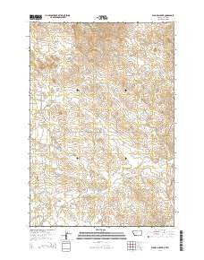 Wild Bill Creek Montana Current topographic map, 1:24000 scale, 7.5 X 7.5 Minute, Year 2014