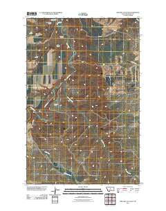 Wild Bill Flat East Montana Historical topographic map, 1:24000 scale, 7.5 X 7.5 Minute, Year 2011