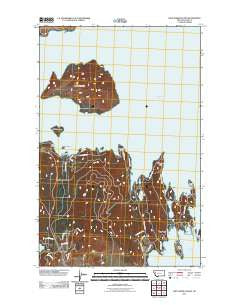 Wild Horse Island Montana Historical topographic map, 1:24000 scale, 7.5 X 7.5 Minute, Year 2011