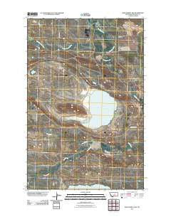 Wild Horse Lake Montana Historical topographic map, 1:24000 scale, 7.5 X 7.5 Minute, Year 2011