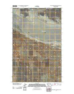 Wild Horse Lake West Montana Historical topographic map, 1:24000 scale, 7.5 X 7.5 Minute, Year 2011